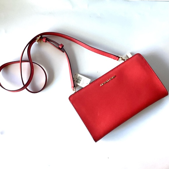 NEW AUTHENTIC Michael kors LG crossbody clutch - Picture 2 of 7